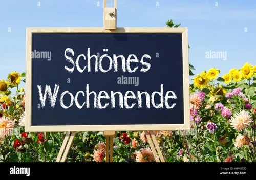 schönes Wochenende Stockbild